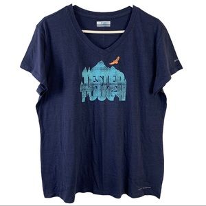 NEW Columbia comfy classic tee short sleeves women’s Size 1X